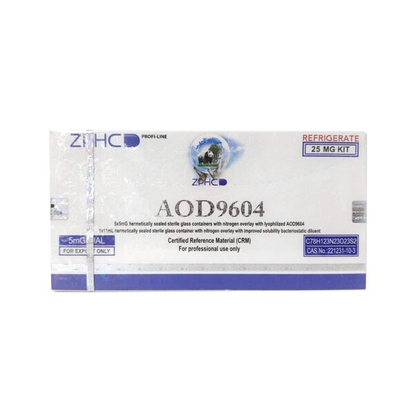 ZPHC AOD 9604 — 25 mg (5 vials × 5 mg) kaufen