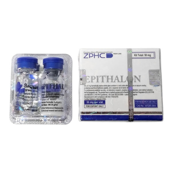 ZPHC Epithalon 50mg (Lyophilized Peptide + Bacteriostatic Water) kaufen