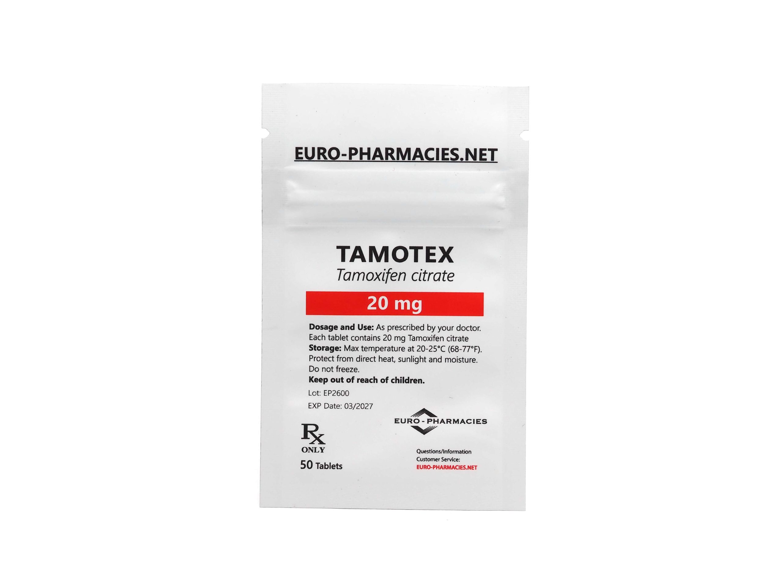 Euro Pharmacies Tamoxifen 20mg 50tabs – Baggies – Euro-Pharmacies EU