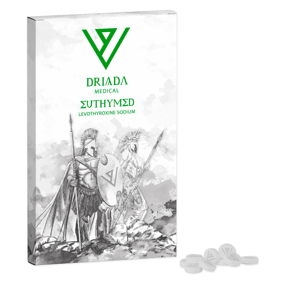 Driada T4 Euthymed 50 mcg (Levothyroxine Sodium)