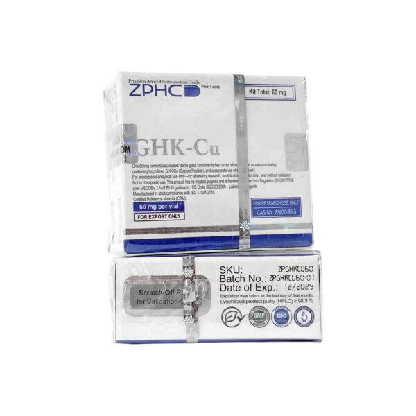 ZPHC GHK-Cu 60mg Kit (Lyophilized Peptide + Bacteriostatic Water) kaufen
