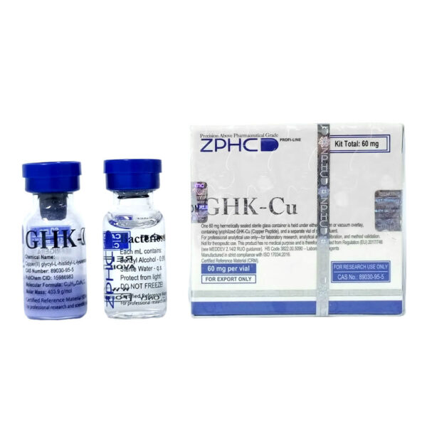 ZPHC GHK-Cu 60mg Kit (Lyophilized Peptide + Bacteriostatic Water) kaufen