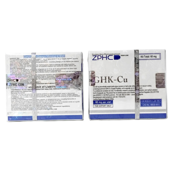ZPHC GHK-Cu 60mg Kit (Lyophilized Peptide + Bacteriostatic Water) kaufen