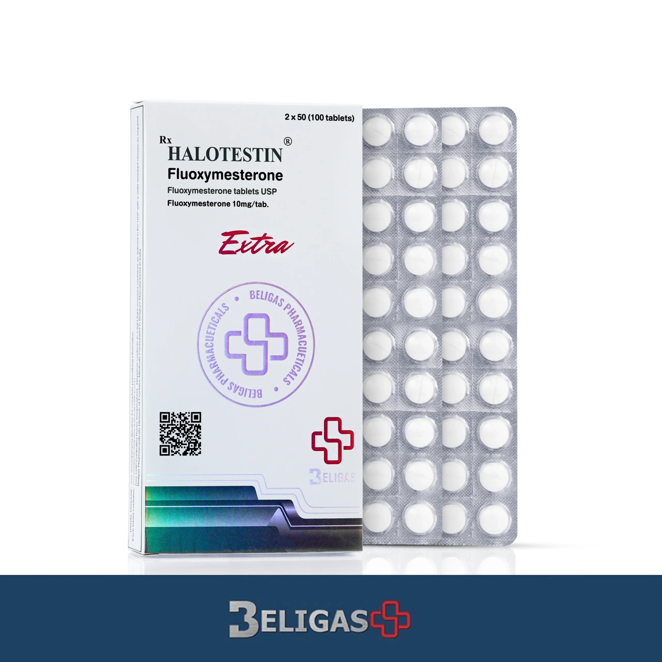 Beligas Pharma Fluoxymesterone, 10mg (100 tabs)