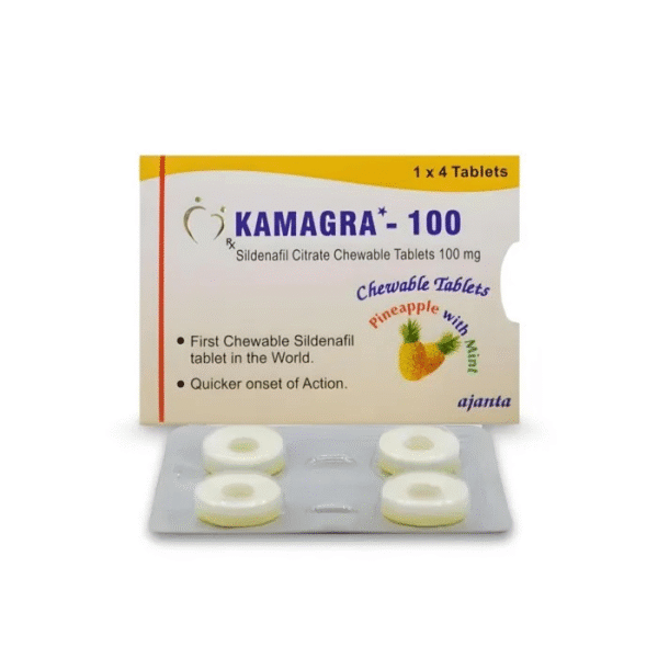 Ajanta Pharma Kamagra 100-Pineapple and Mint – Sildenafil Citrate CT kaufen