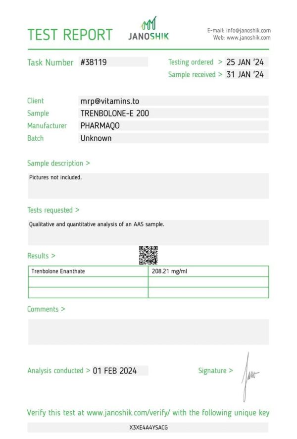 Pharmaqo Trenbolone-E 200 Pharmaqo kaufen