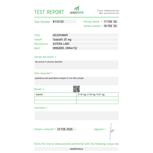 Astera Labs TADALAFIL (CIALIS) - 100 TABS kaufen