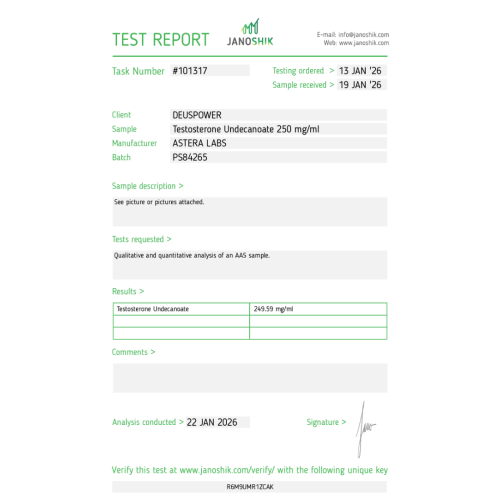 Astera Labs TESTOSTERONE UNDECANOATE kaufen