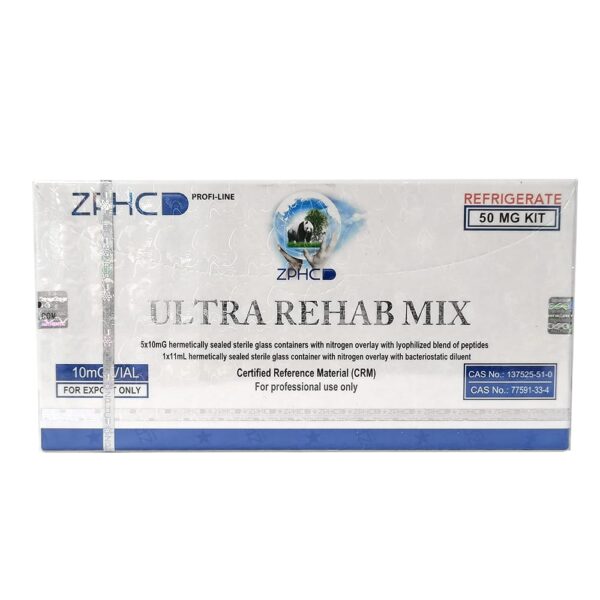 ZPHC Ultra Rehab Mix — 50 mg (BPC-157 5 mg + TB-500 5 mg) — 5 vials × 10 mg kaufen