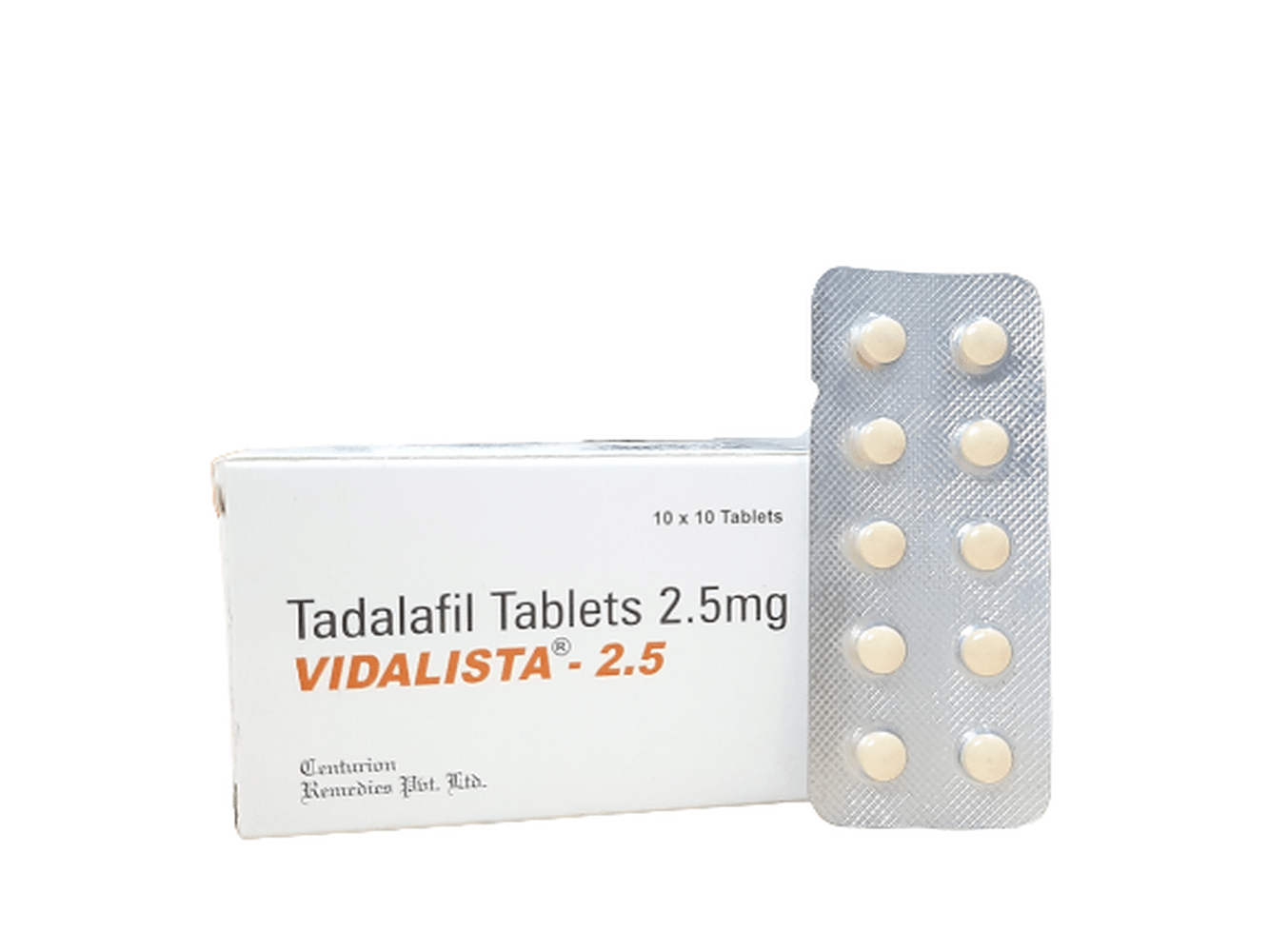 Centurion Labs Vidalista 2.5mg – Tadalafil Tab