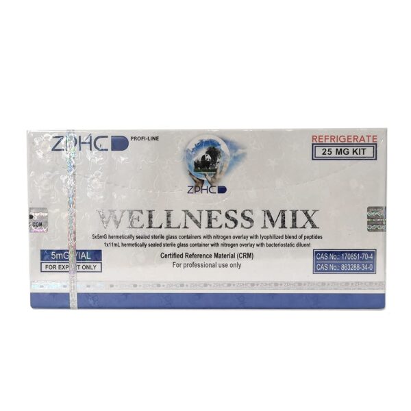 ZPHC Wellness Mix — 25 mg (Ipamorelin 2.5 mg + CJC-1295 2.5 mg) — 5 vials × 5 mg kaufen