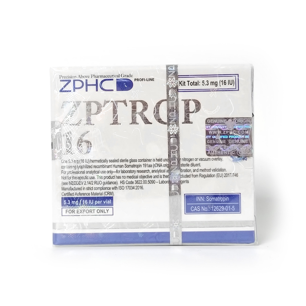 ZPHC ZPtrop HGH — 16 IU (1 lyophilized vial + bac water)