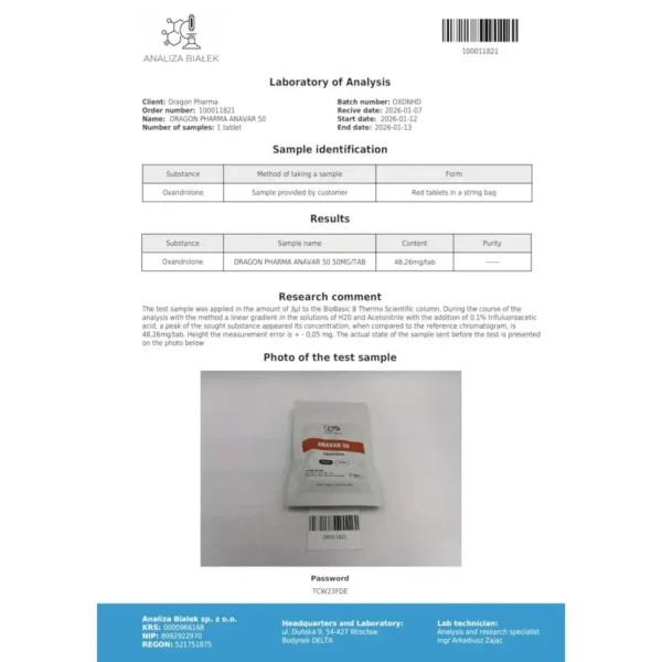 Dragon Pharma ANAVAR 50 kaufen