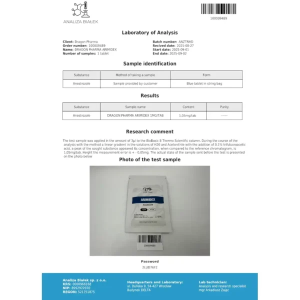 Dragon Pharma ARIMIDEX kaufen