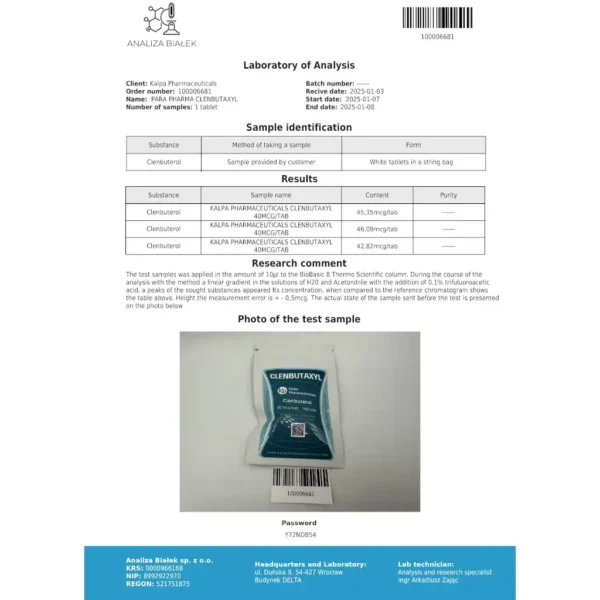 Kalpa Pharma CLENBUTAXYL 40 MCG kaufen