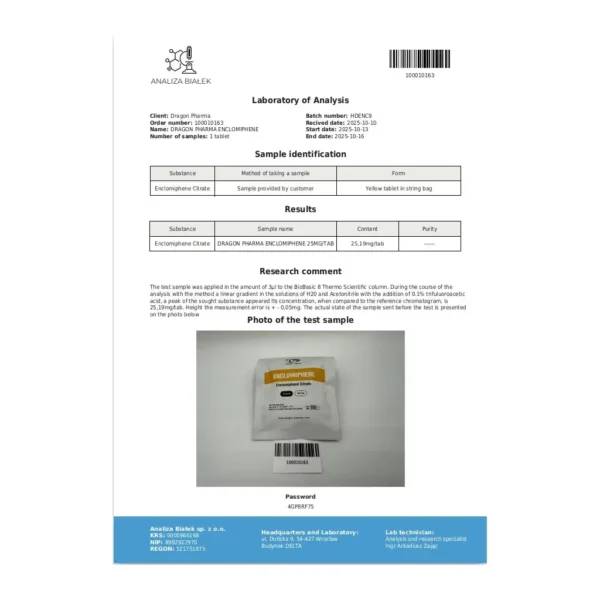 Dragon Pharma ENCLOMIPHENE kaufen