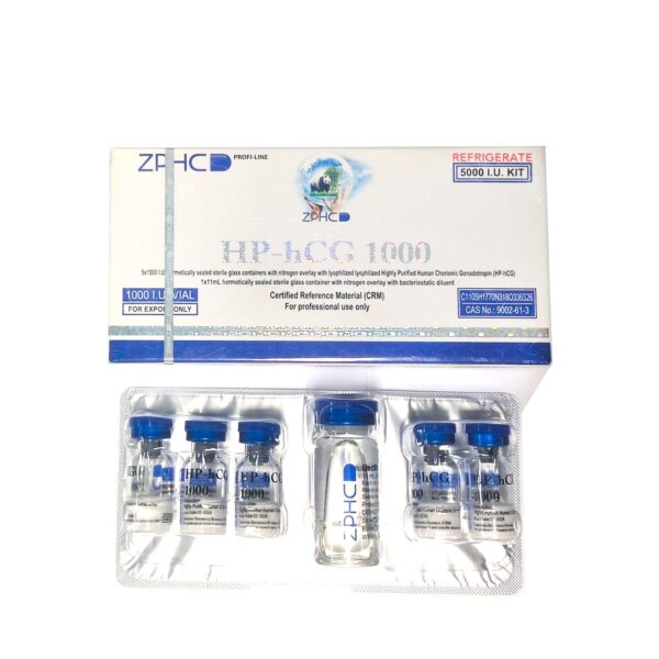 ZPHC HP-hCG — 5 000 IU kit (5 vials × 1 000 IU) kaufen