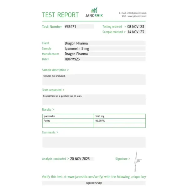 Dragon Pharma IPAMORELIN kaufen