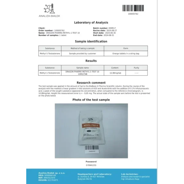 Dragon Pharma METHYL-1-TEST 10 kaufen