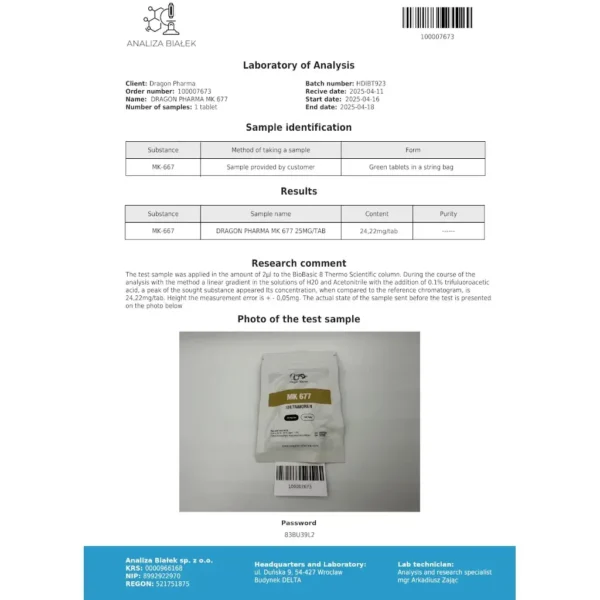 Dragon Pharma MK 677 kaufen