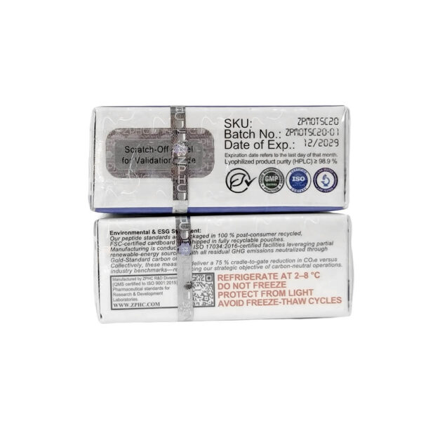 ZPHC MOTS-c 20mg Kit (Lyophilized Peptide + Bacteriostatic Water) kaufen