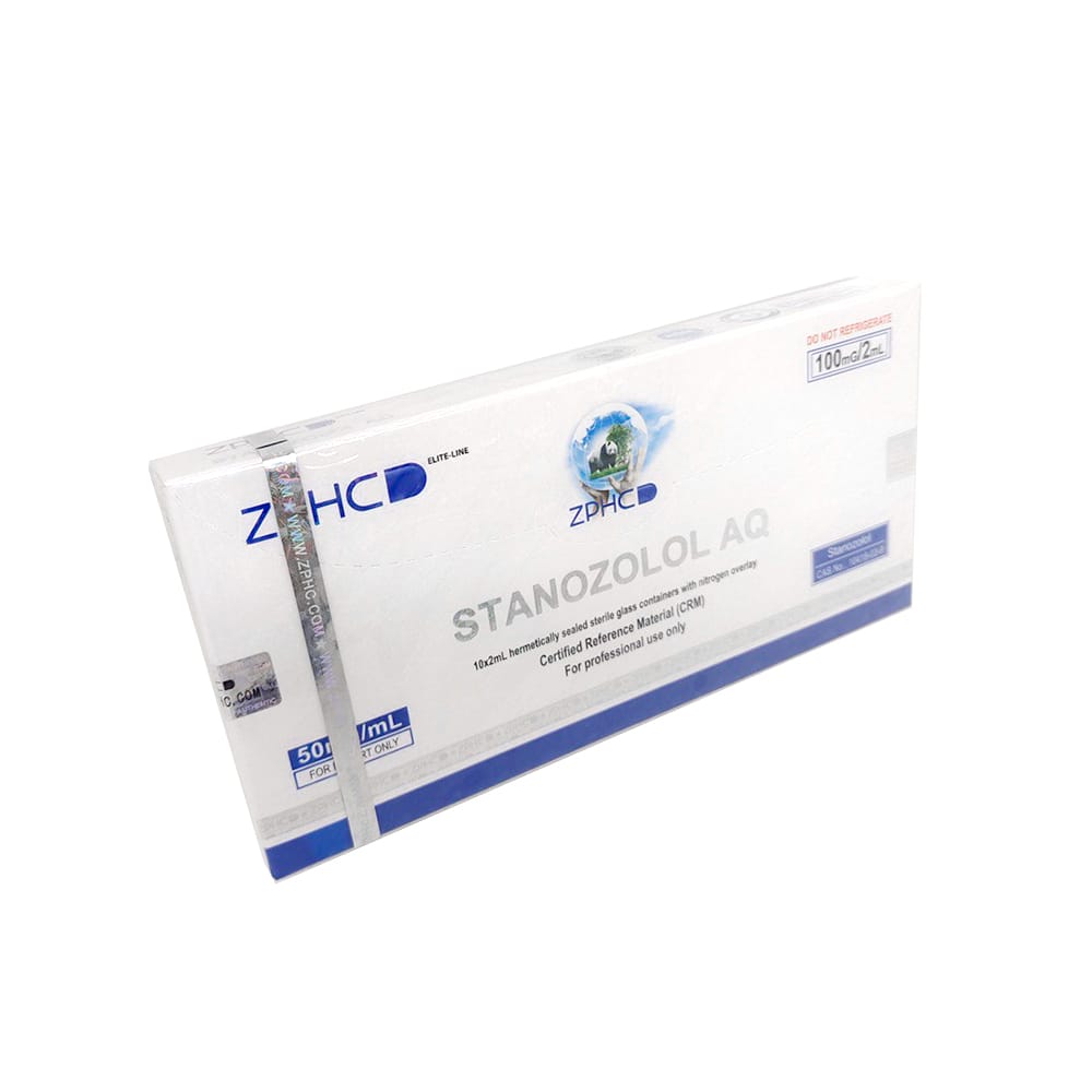 ZPHC Stanozolol AQ — 50 mg/ml (10 ampoules × 2 ml)