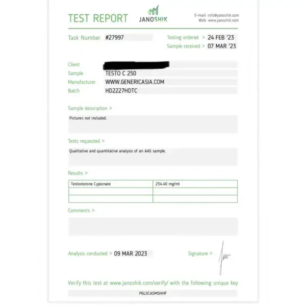 Generic Asia TESTO C 250 kaufen