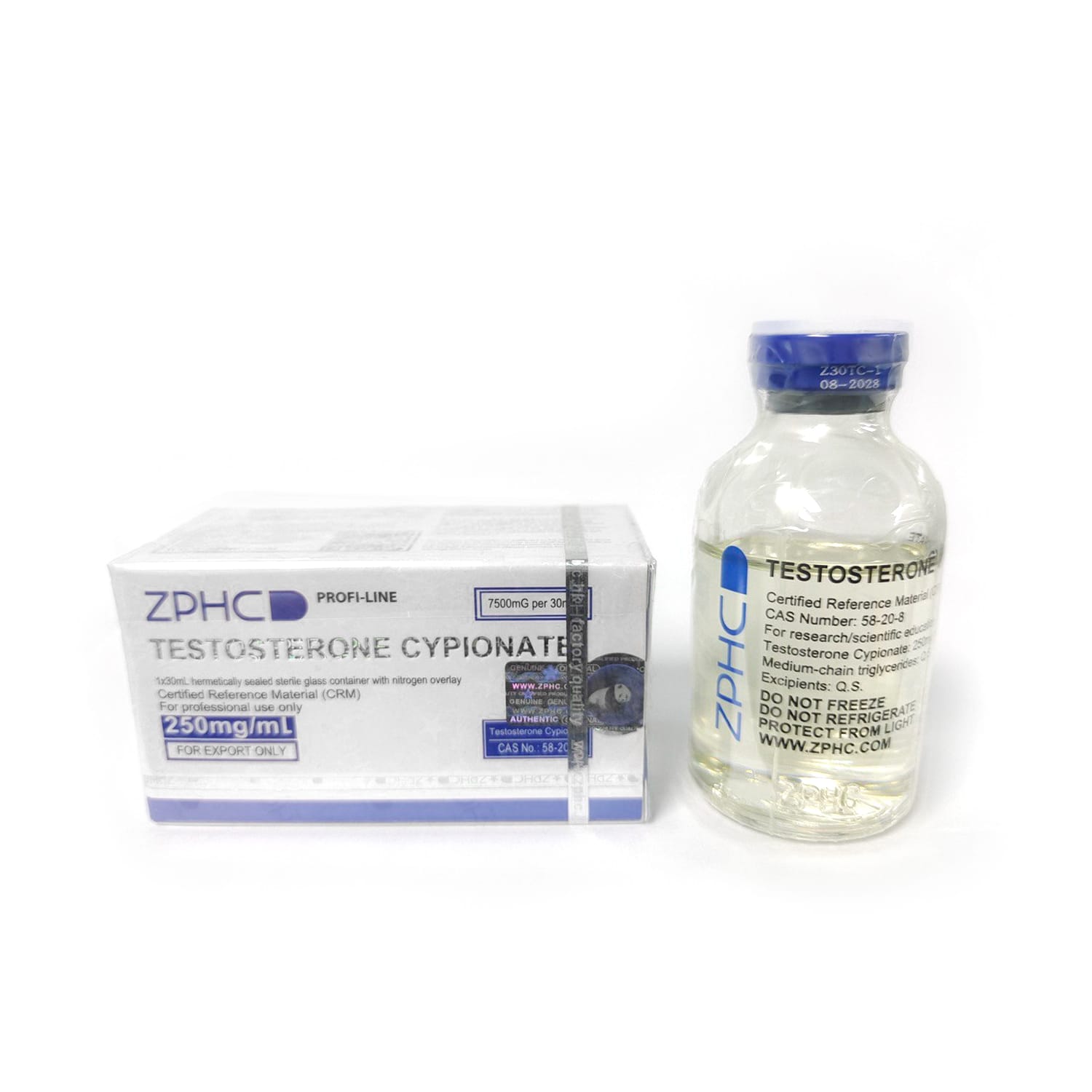 ZPHC Testosterone Cypionate — 250 mg/ml (30 ml)