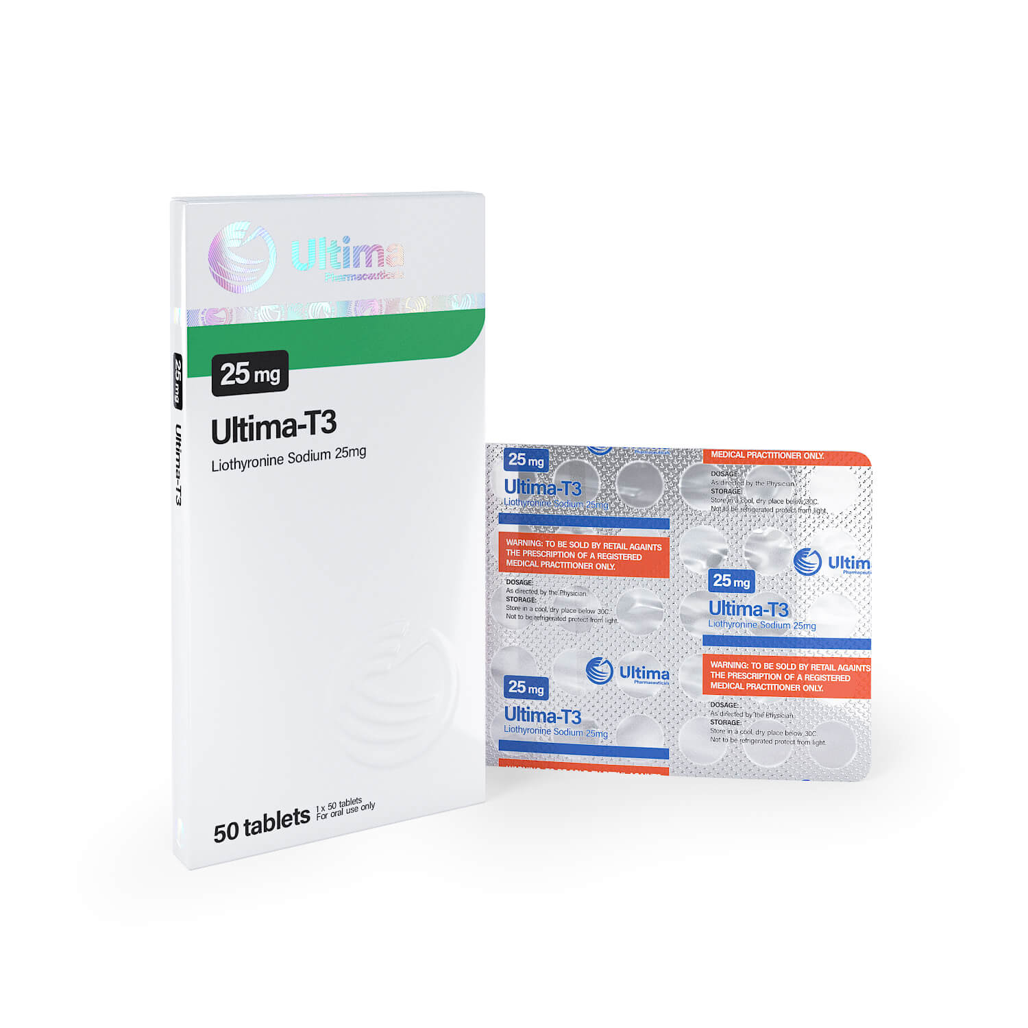 Ultima T3 50tabs 25mcg